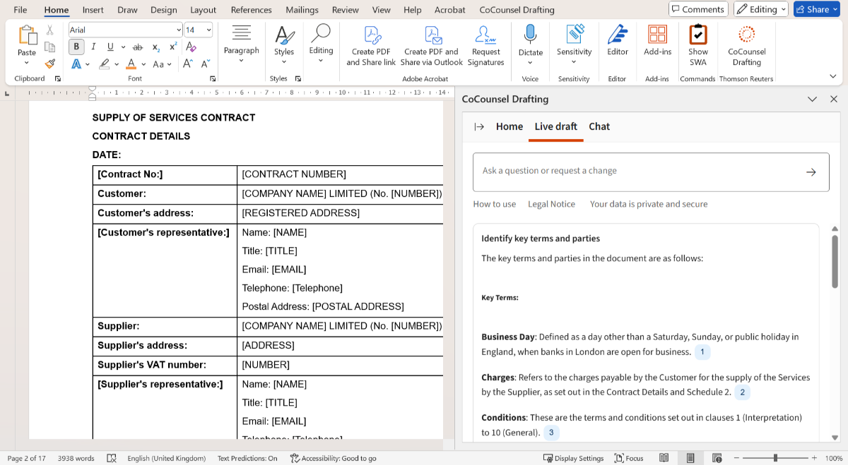 CoCounsel Draft
